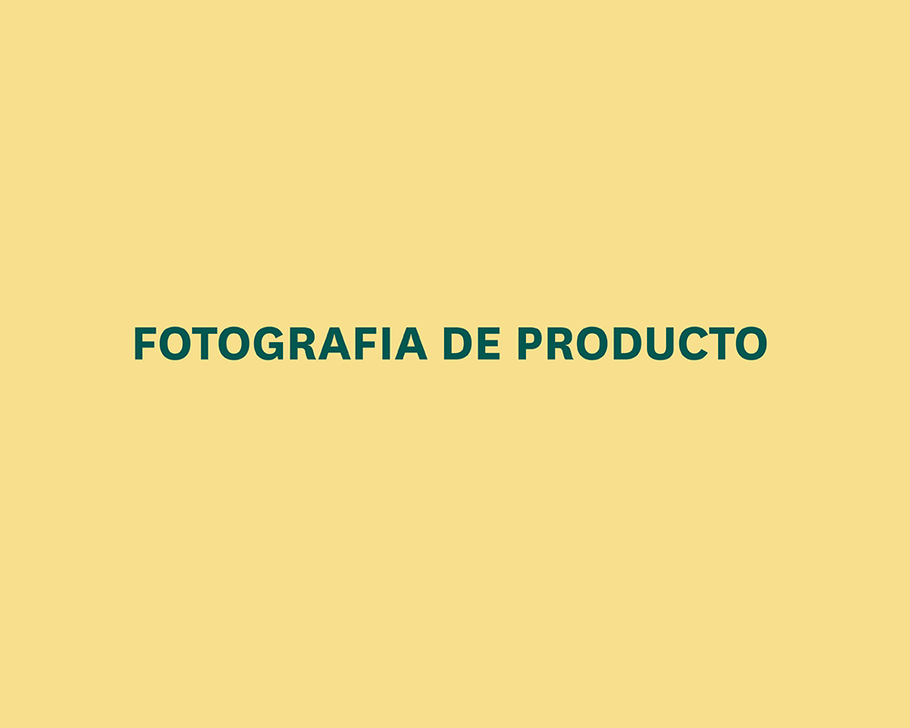 Fotografia de producto